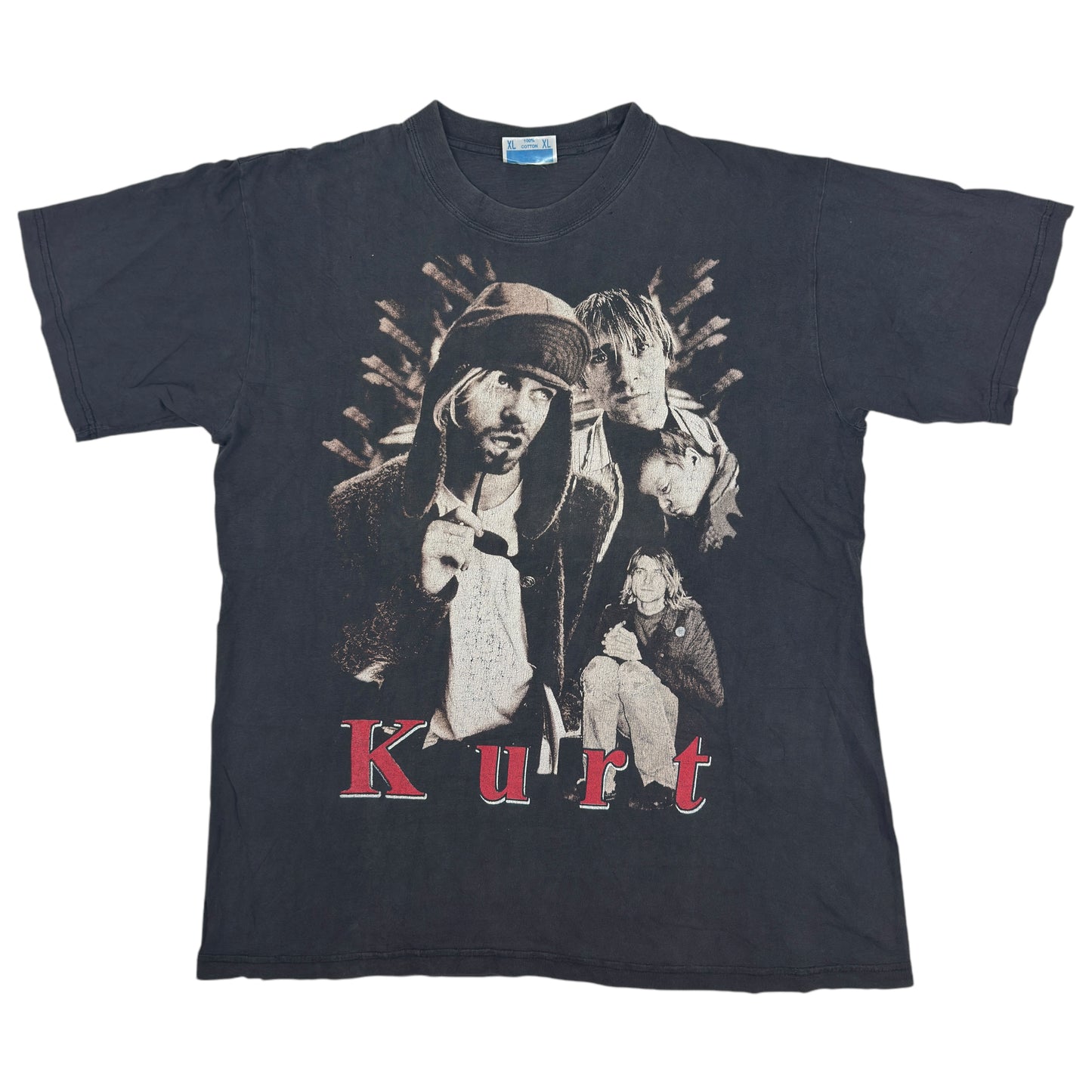 Tricou Nirvana x Kurt Cobain Memorial Vintage 90s - XL