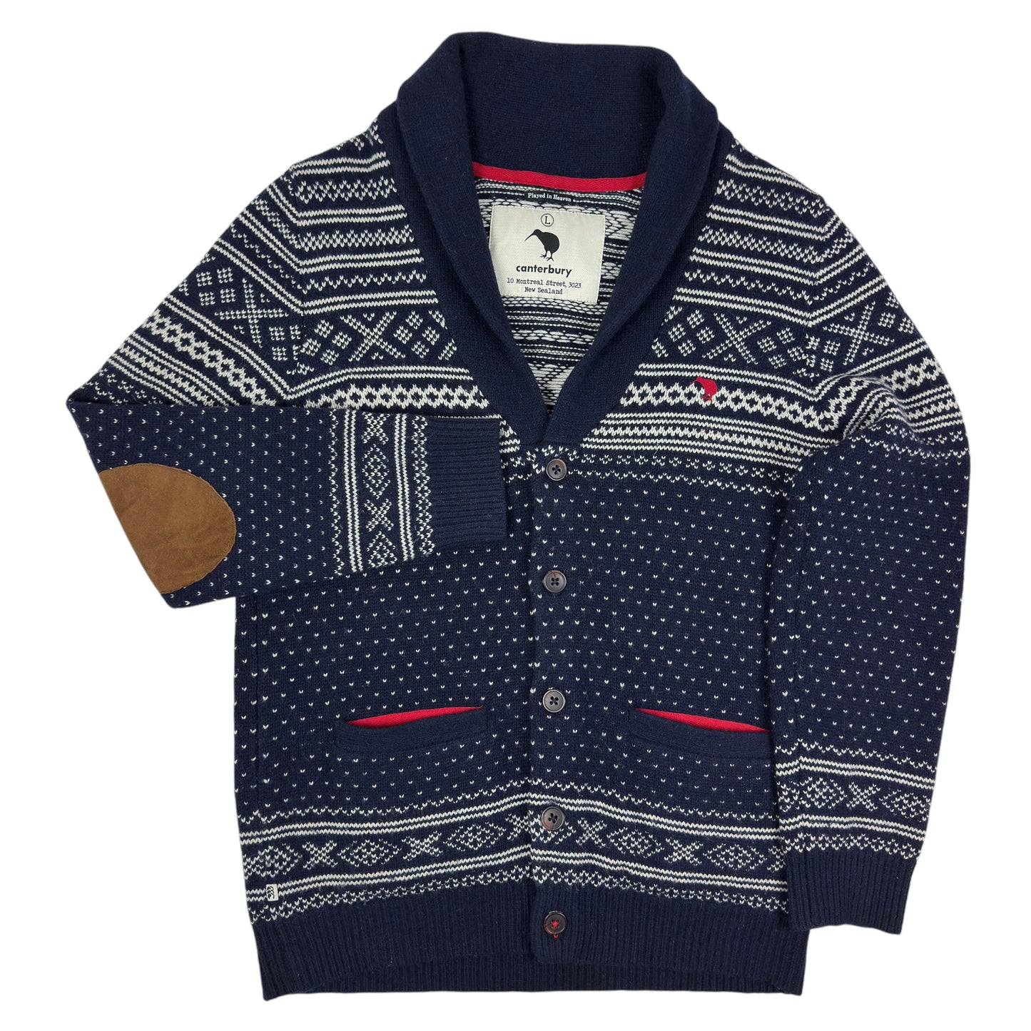 Cardigan Canterbury 80% Lână - L
