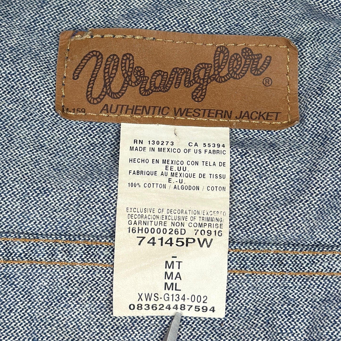 Jachetă Wrangler Vintage 80s - M