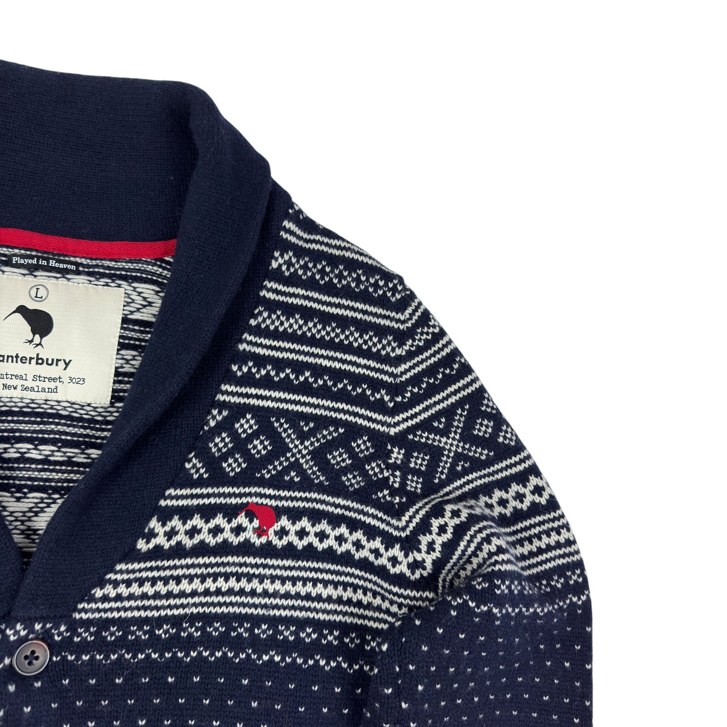 Cardigan Canterbury 80% Lână - L