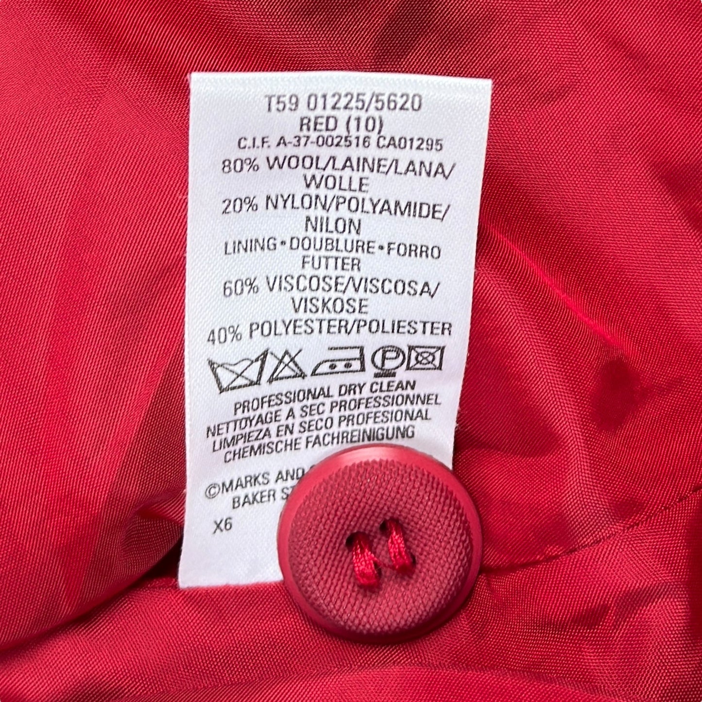 Sacou Marks&Spencer Femei 80% Lână - M