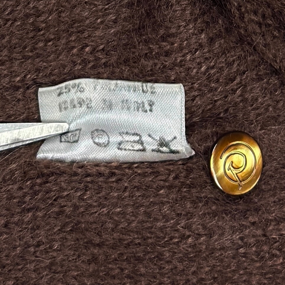 Cardigan Il Punto Vintage Femei 75% Mohair - L