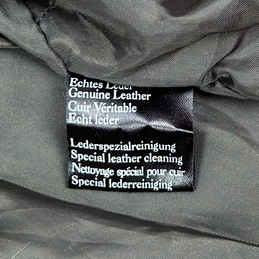 Jachetă Woodpecker Vintage 100% Piele Femei - L