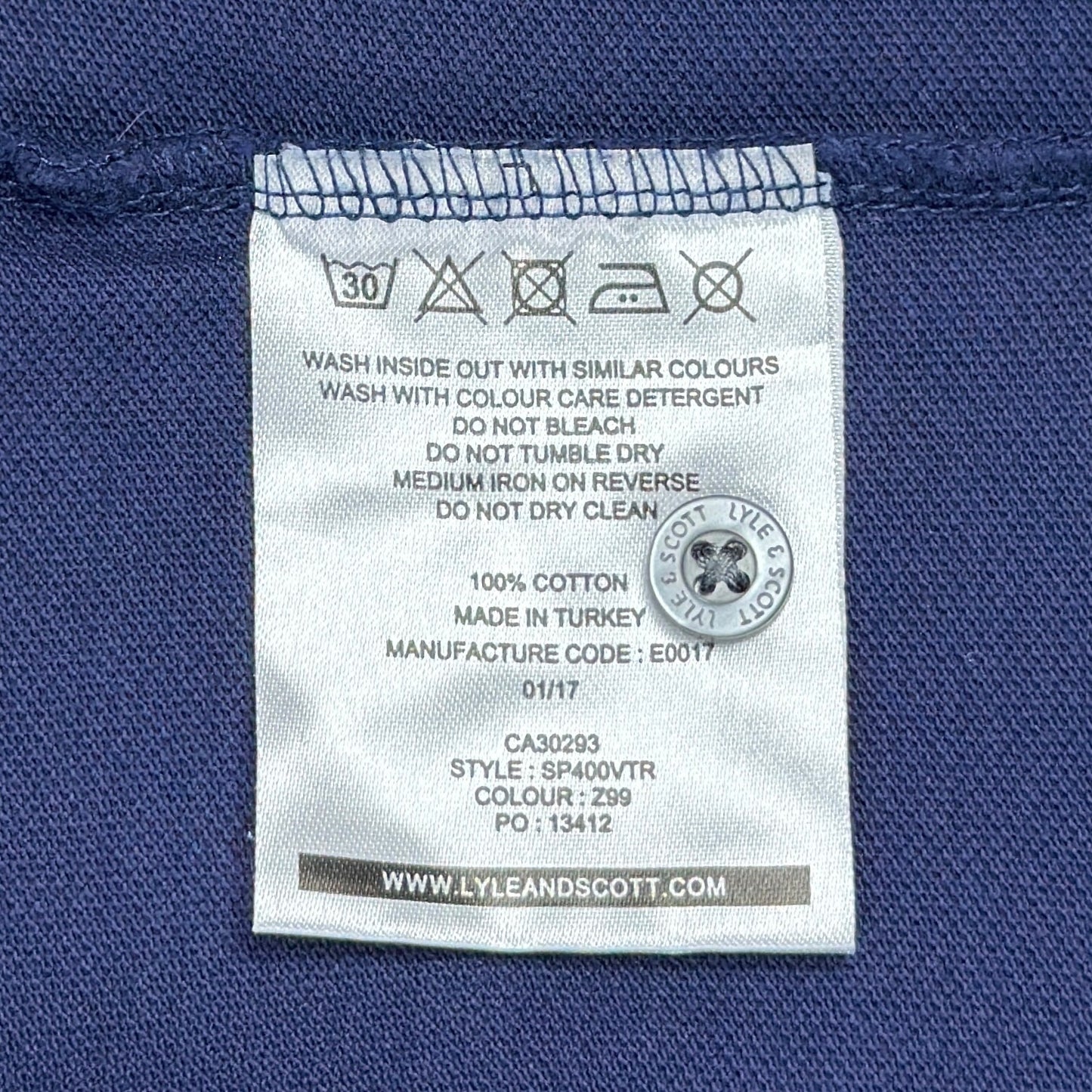 Tricou Polo Lyle&Scott - S