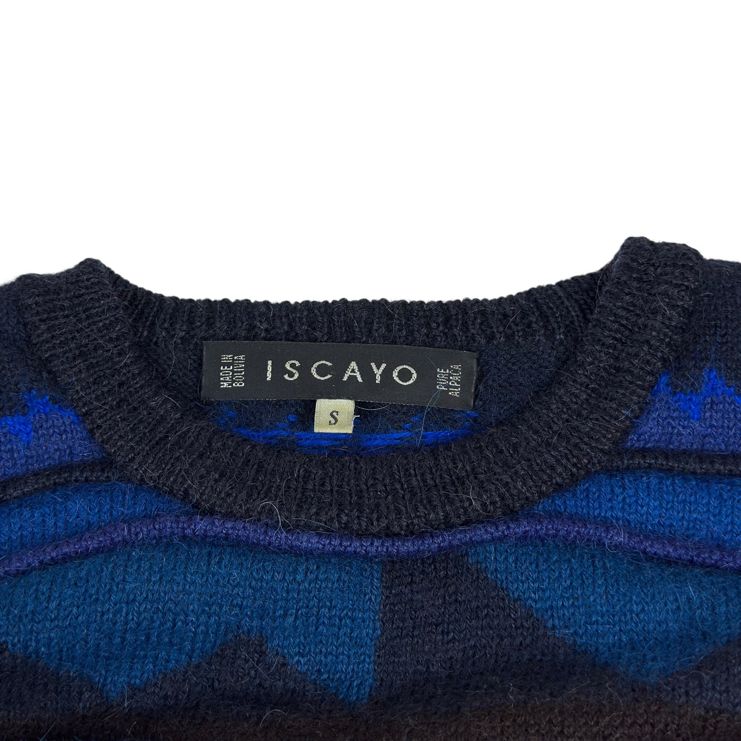 Pulover ISCAYO Vintage 100% Lână Alpaca - S
