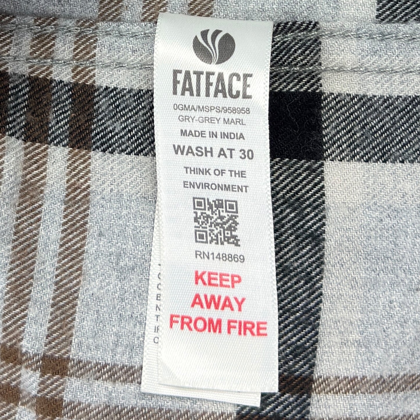 Cămașă Flannel Fat Face - M