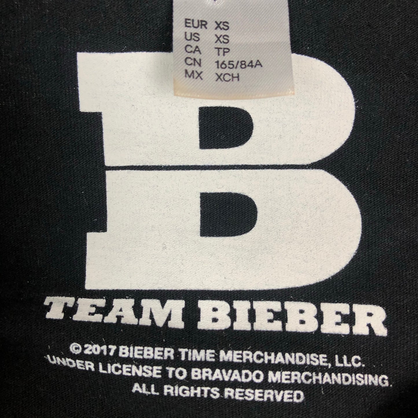 Tricou Justin Bieber Team Bieber Din Anul 2017 - XS