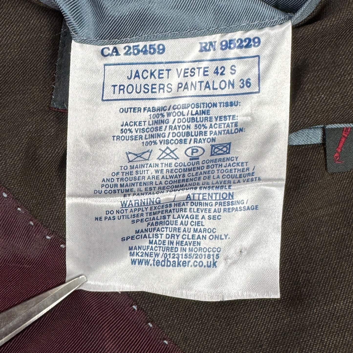 Sacou Ted Baker Lână - L/XL