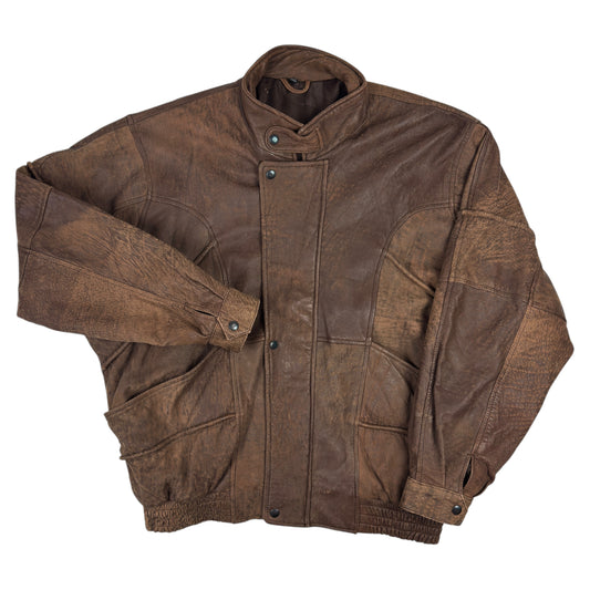 Jachetă Vintage 100% Piele - XXL