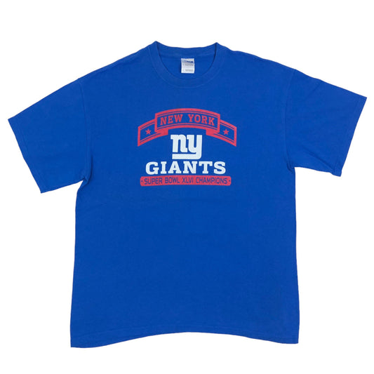 Tricou Super Bowl New York Giants Vintage Din Anul 2012 - L