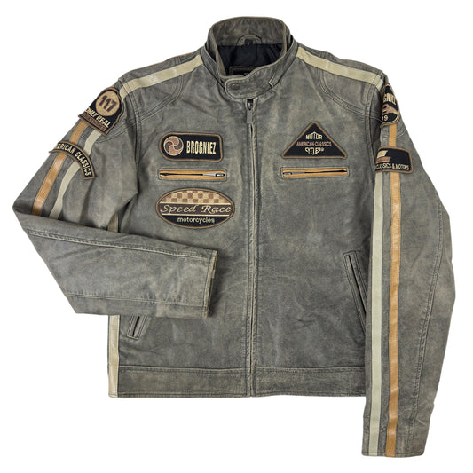 Jachetă SL Vintage 100% Piele - S/M