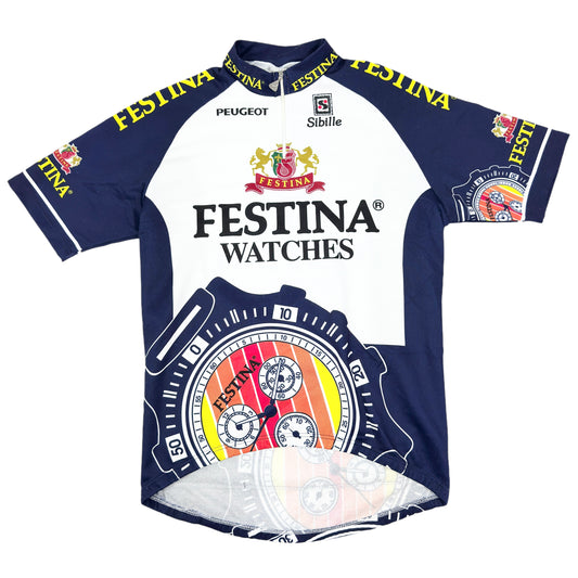Tricou De Ciclism Festina Vintage Din Anul 2000 - L