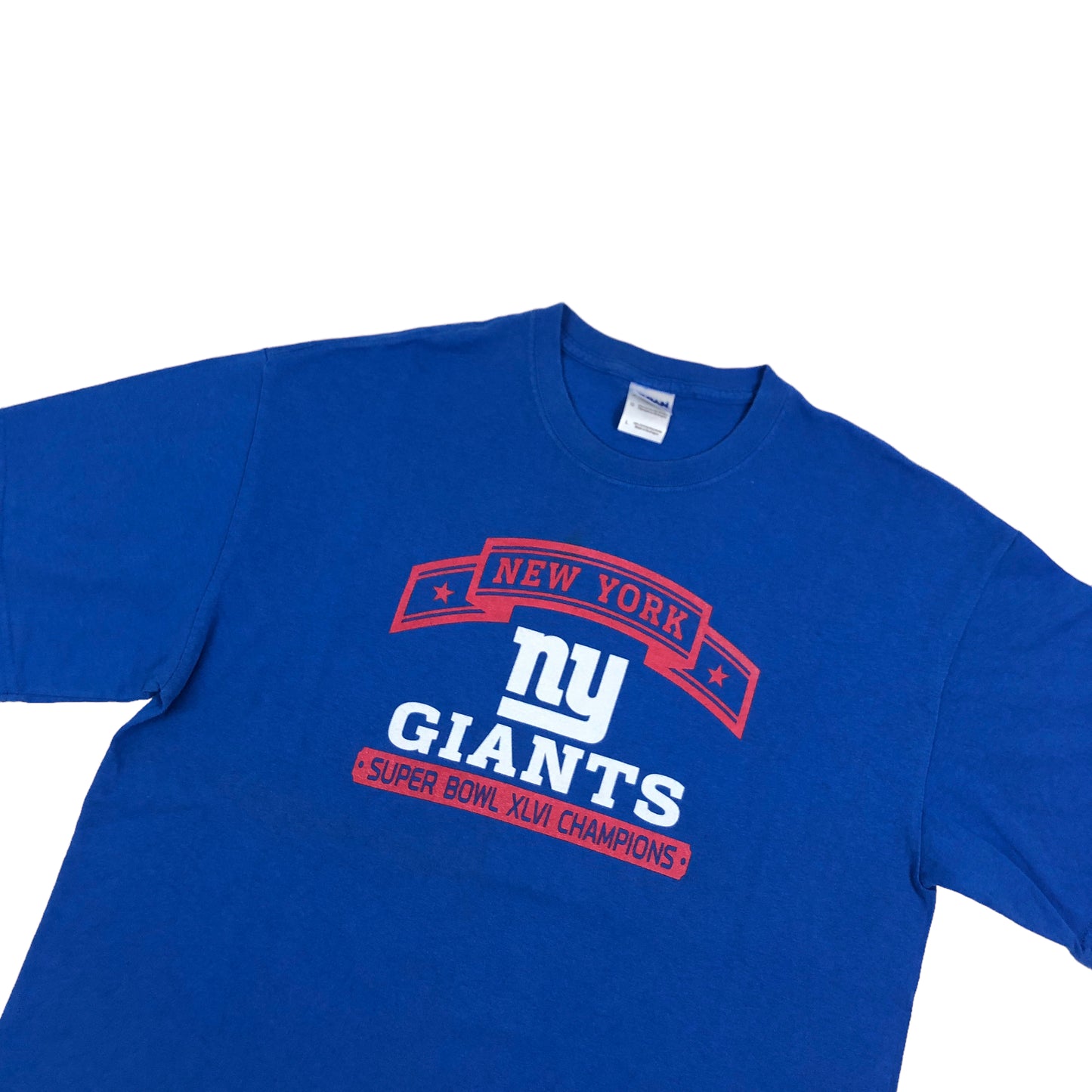 Tricou Super Bowl New York Giants Vintage Din Anul 2012 - L