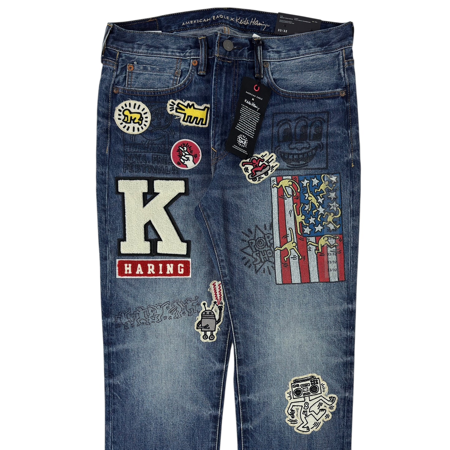 Blugi American Eagle x Keith Hani - W33/L32