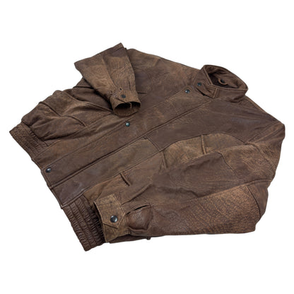 Jachetă Vintage 100% Piele - XXL