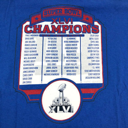 Tricou Super Bowl New York Giants Vintage Din Anul 2012 - L