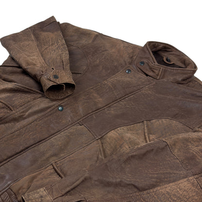 Jachetă Vintage 100% Piele - XXL