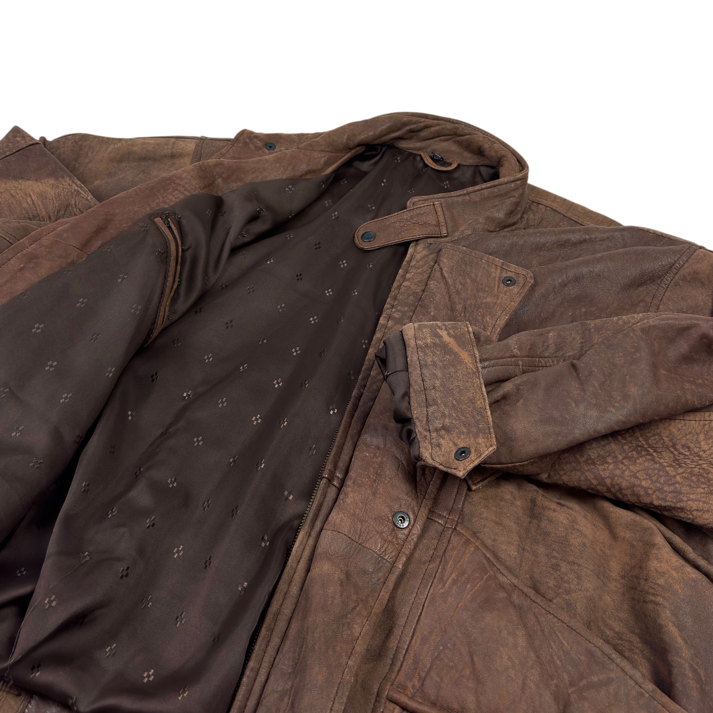 Jachetă Vintage 100% Piele - XXL