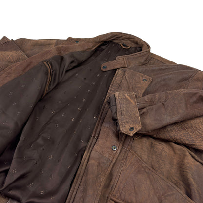 Jachetă Vintage 100% Piele - XXL