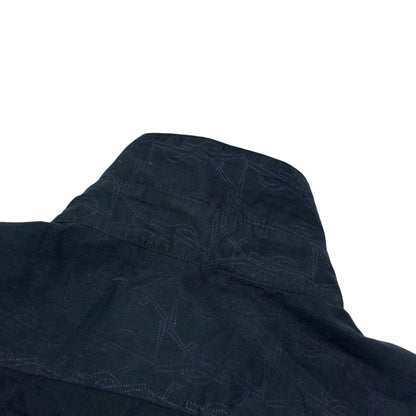 Cămașă YSL YvesSaintLaurent Monogram Print Vintage