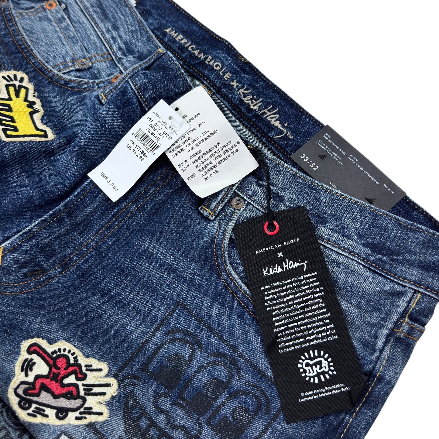 Blugi American Eagle x Keith Hani - W33/L32