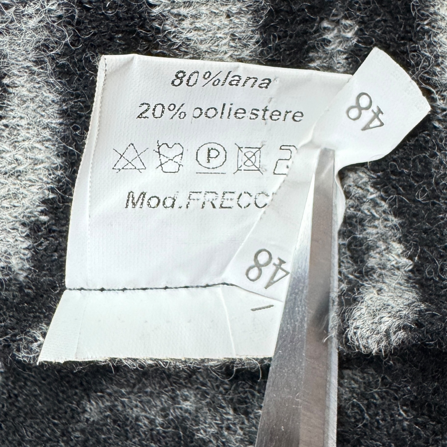Jachetă Vintage Femei 80% Lână - M