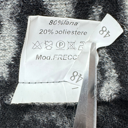 Jachetă Vintage Femei 80% Lână - M