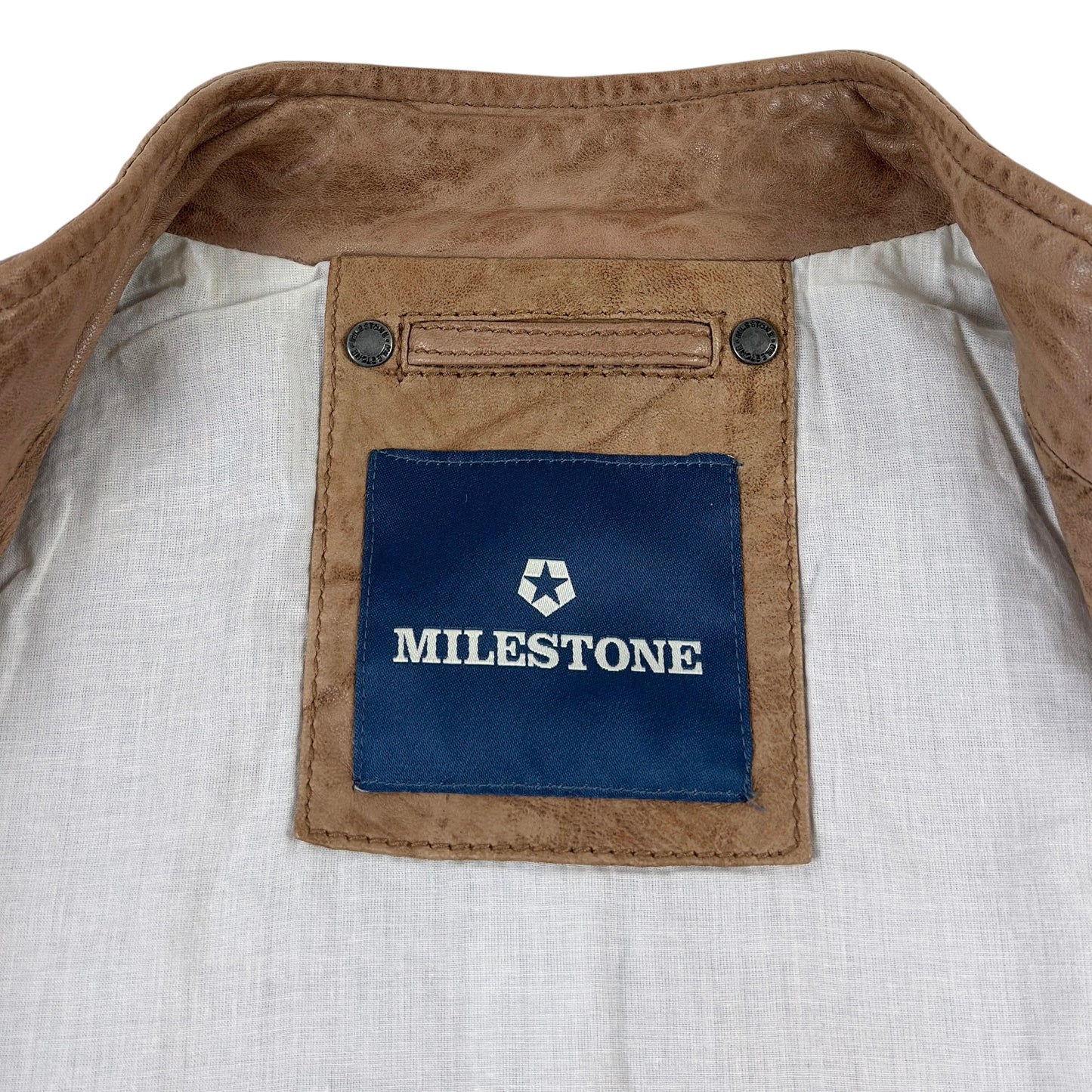 Jachetă Milestone 100% Piele - M