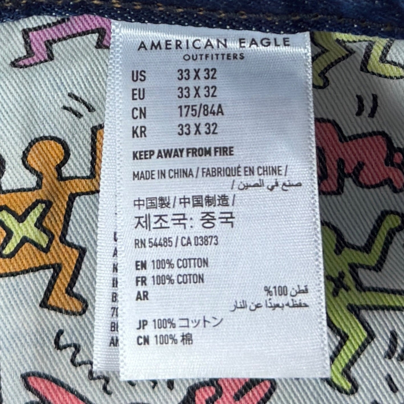 Blugi American Eagle x Keith Hani - W33/L32