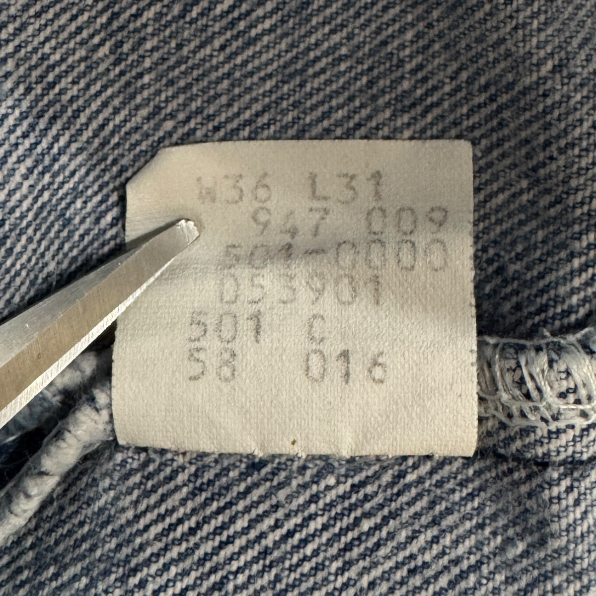 Blugi Levi's 501 Vintage Din Anul 1996 - W32/L30
