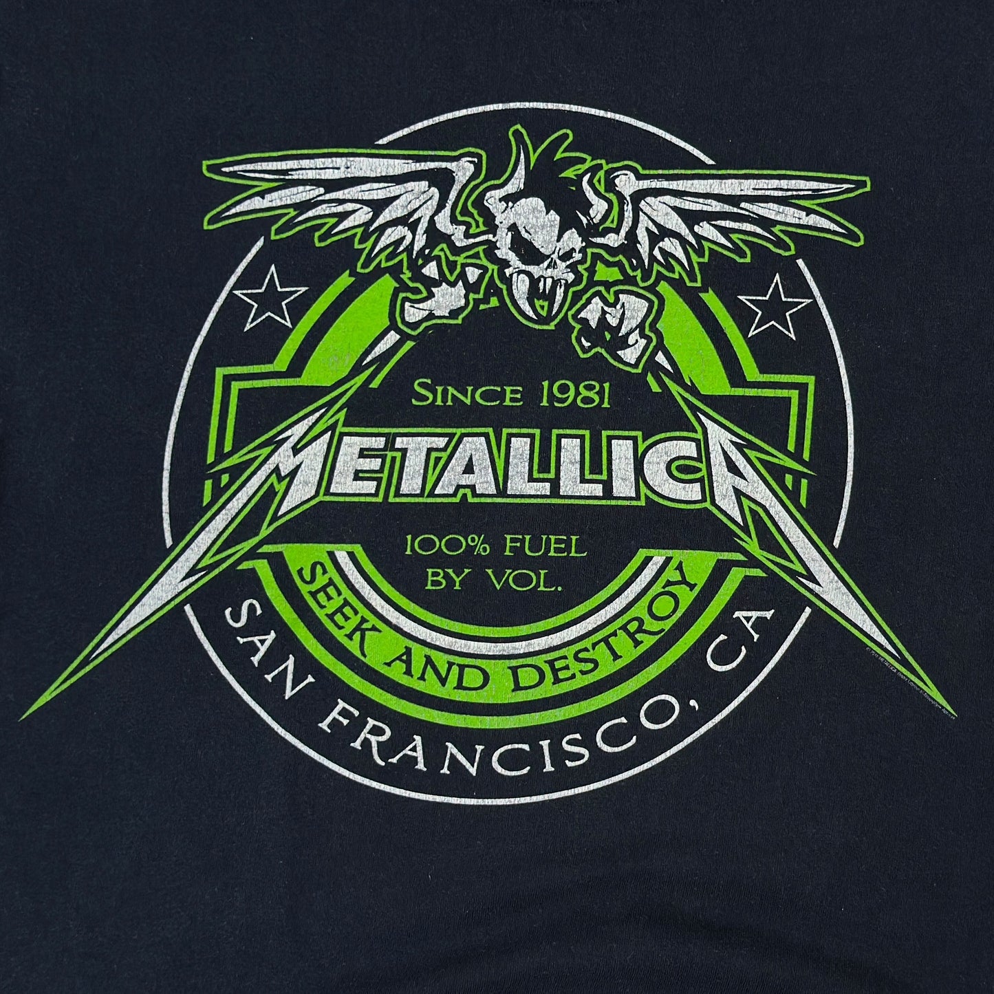 Tricou Metallica Vintage Din Anul 2011 - M/L