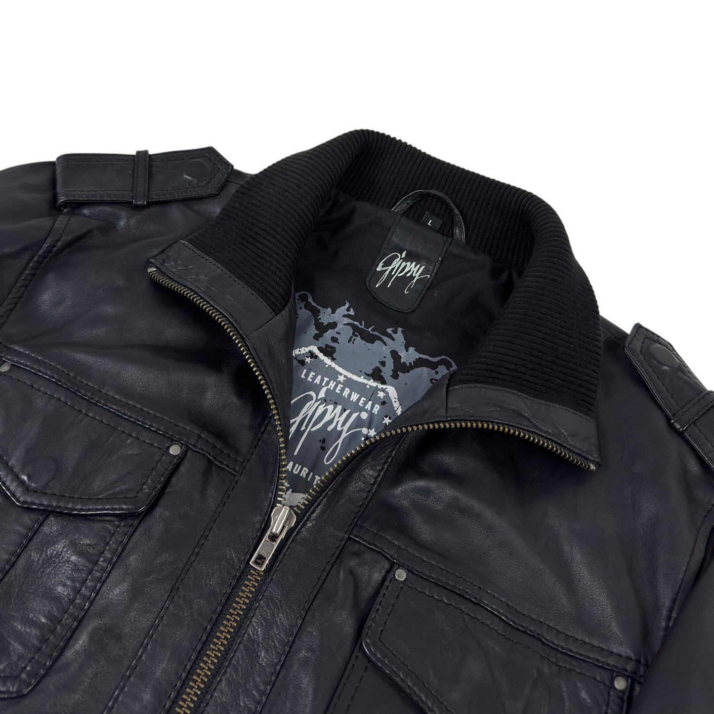 Jachetă Gipsy 100% Piele - M/L