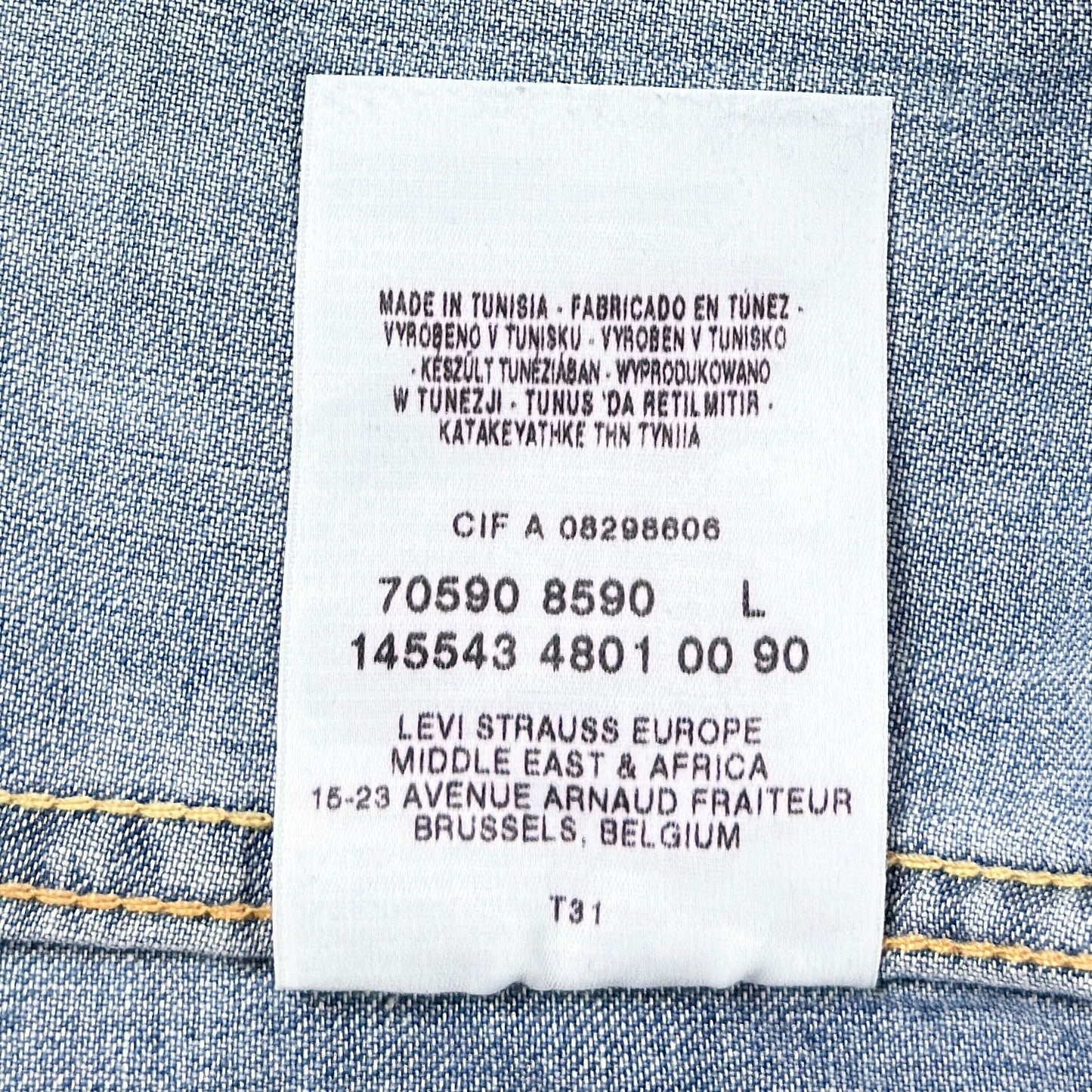 Jachetă Levi's Femei Vintage Din Anul 2001 - L