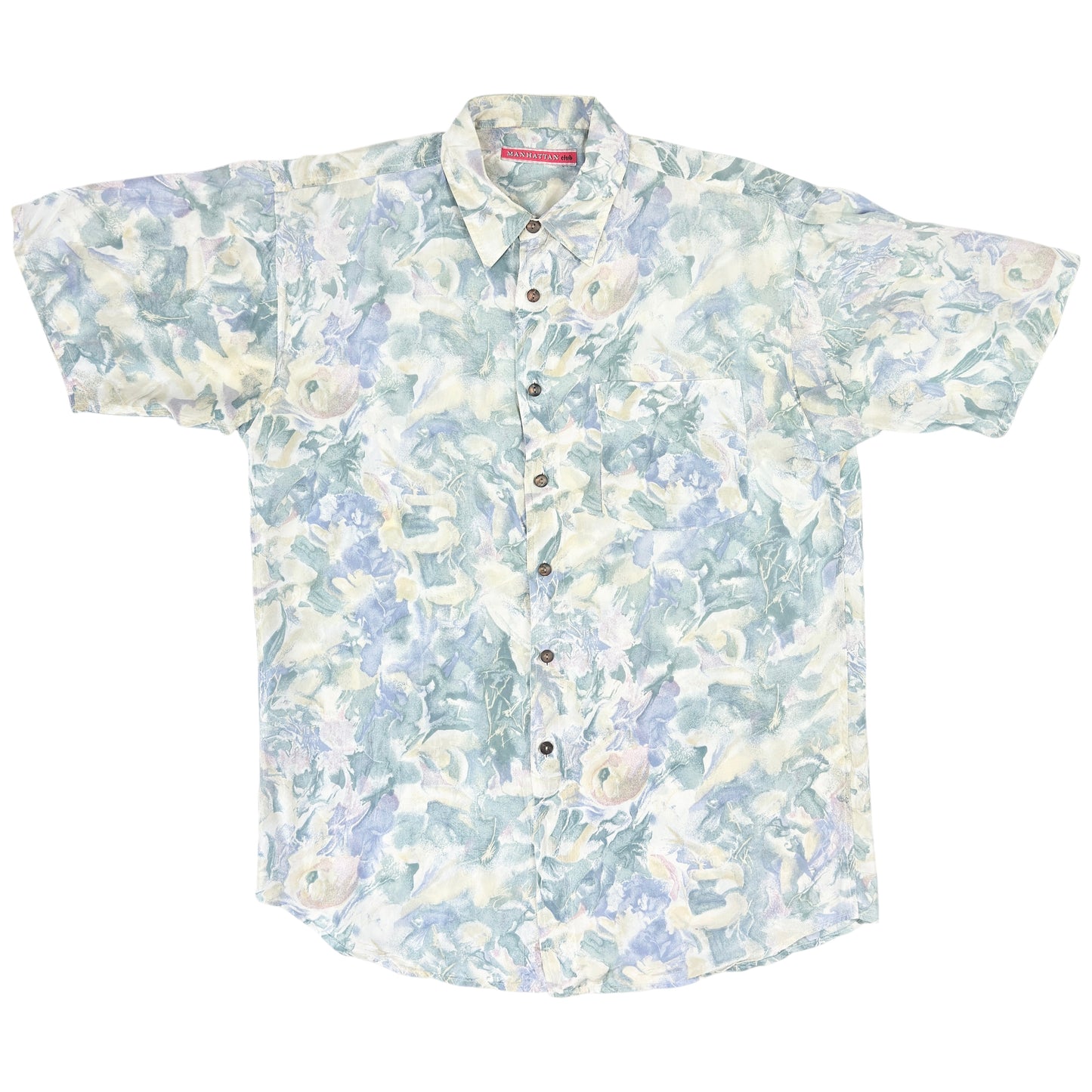 Cămașă Manhattan Vintage 100% Mătase - L/XL