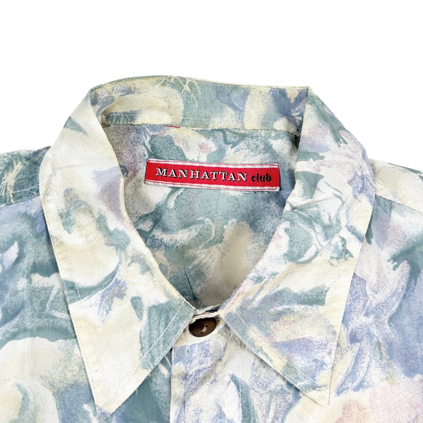 Cămașă Manhattan Vintage 100% Mătase - L/XL