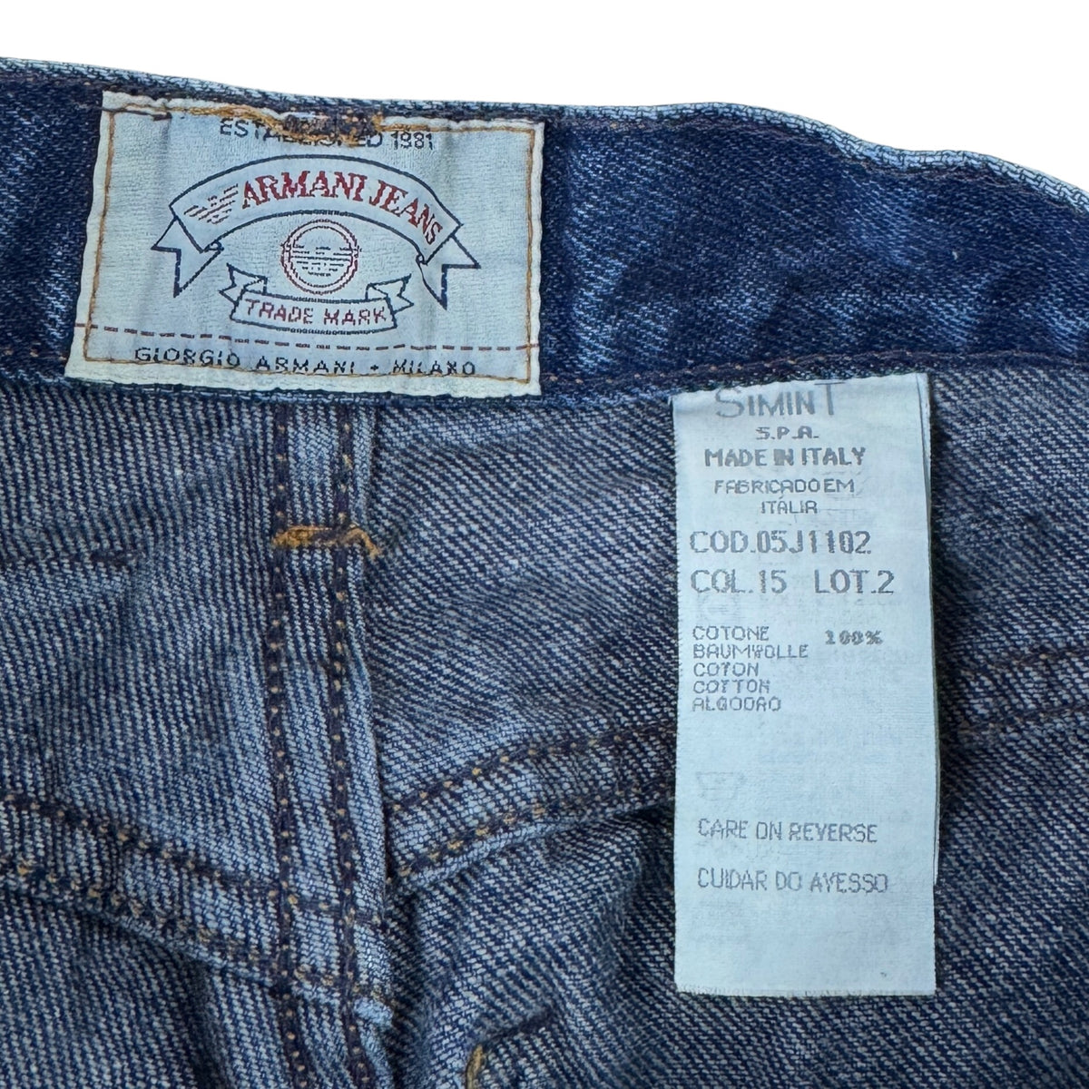 Blugi Armani Vintage Femei - W24/L29 - XS/S