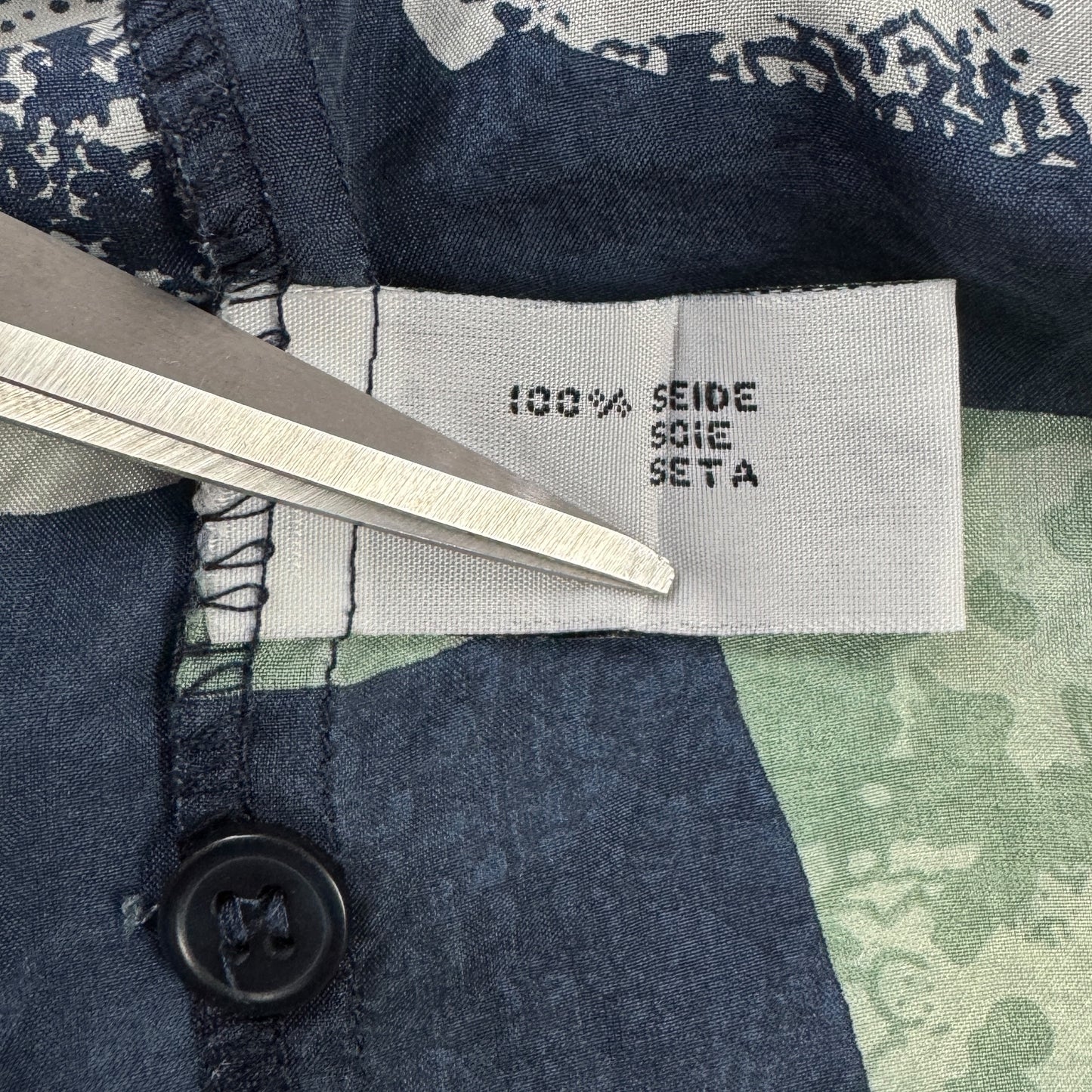 Cămașă Les Chemises Vintage 100% Mătase - L/XL