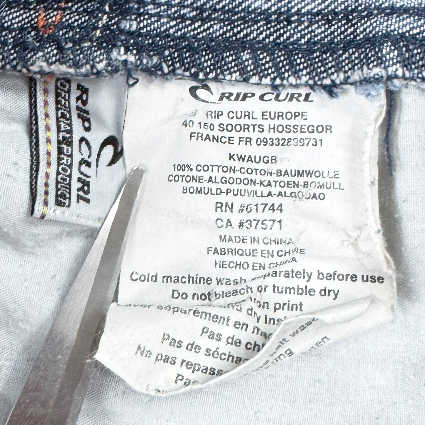 Blugi Scurți Jorts Rip Curl Vintage Femei - W28