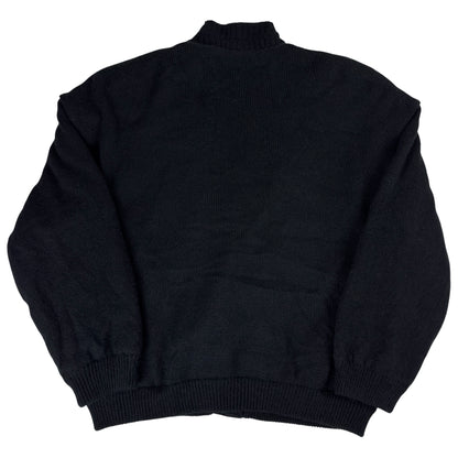 Jachetă Bizzarro Vintage 70% Lână Alpaca + Piele - XXL/XXXL