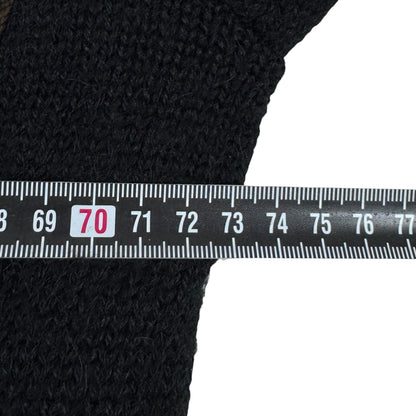 Jachetă Bizzarro Vintage 70% Lână Alpaca + Piele - XXL/XXXL