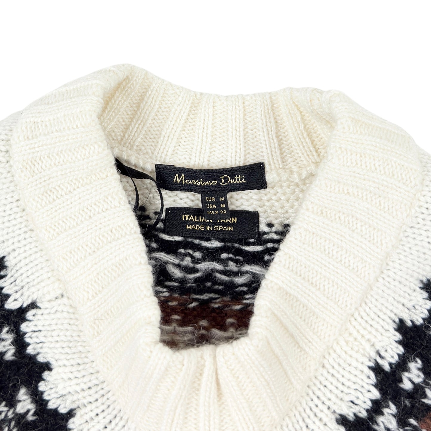 Pulover Massimo Dutti Femei 23% Lână 5% Mohair 3% Caşmir - M