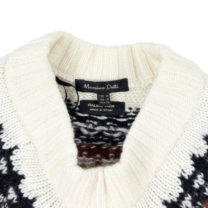 Pulover Massimo Dutti Femei 23% Lână 5% Mohair 3% Caşmir - M