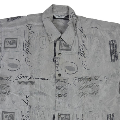 Cămașă Enrico Amati Vintage 100% Mătase - L/XL