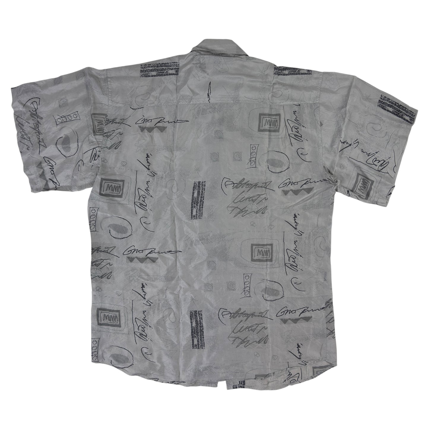 Cămașă Enrico Amati Vintage 100% Mătase - L/XL