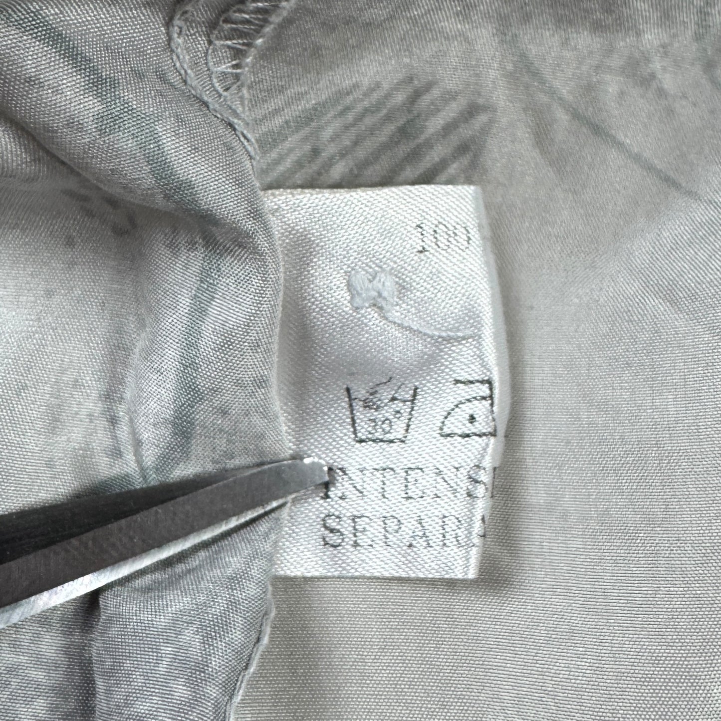 Cămașă Enrico Amati Vintage 100% Mătase - L/XL