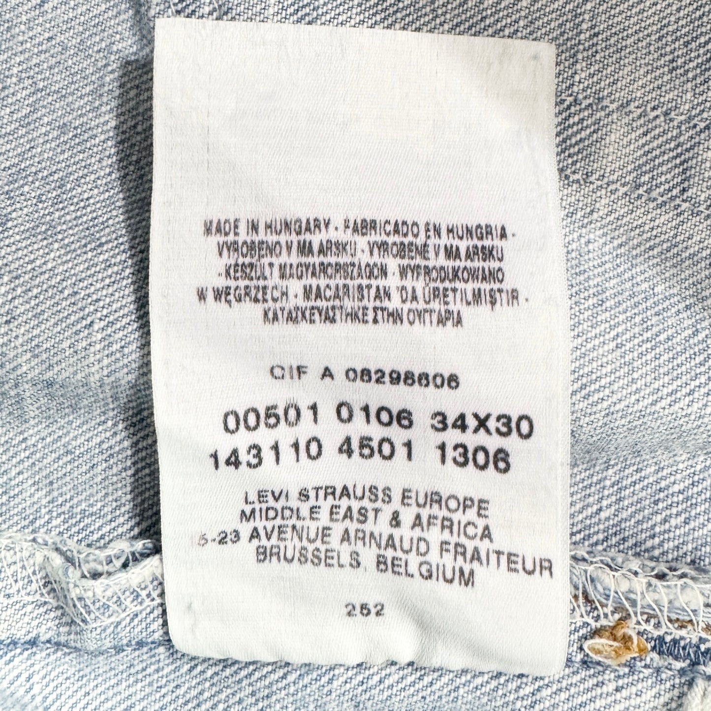 Blugi Levi's 501 Vintage Din Anul 2006 - W32/L30