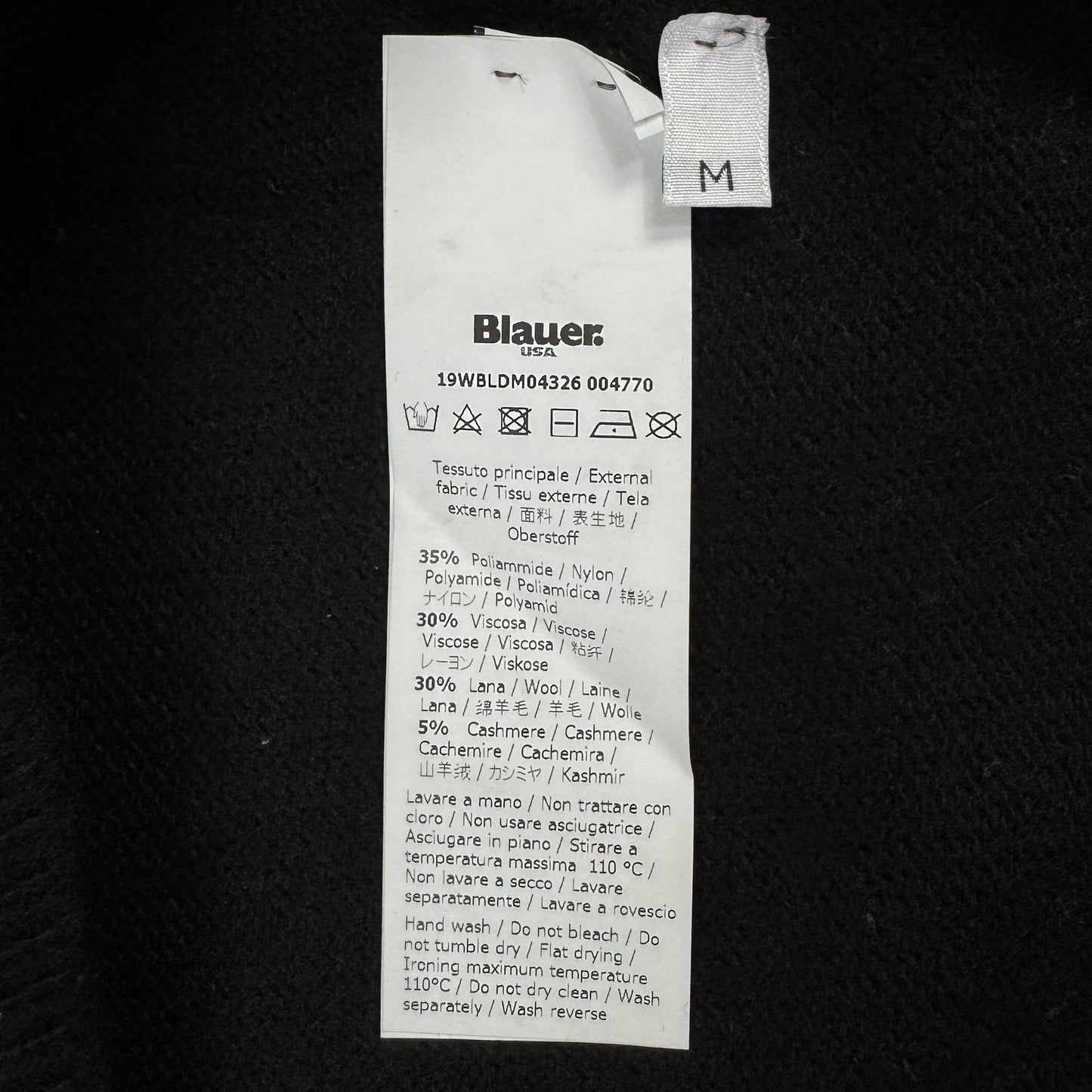 Pulover Blauer Femei 30% Lână 5% Caşmir - M