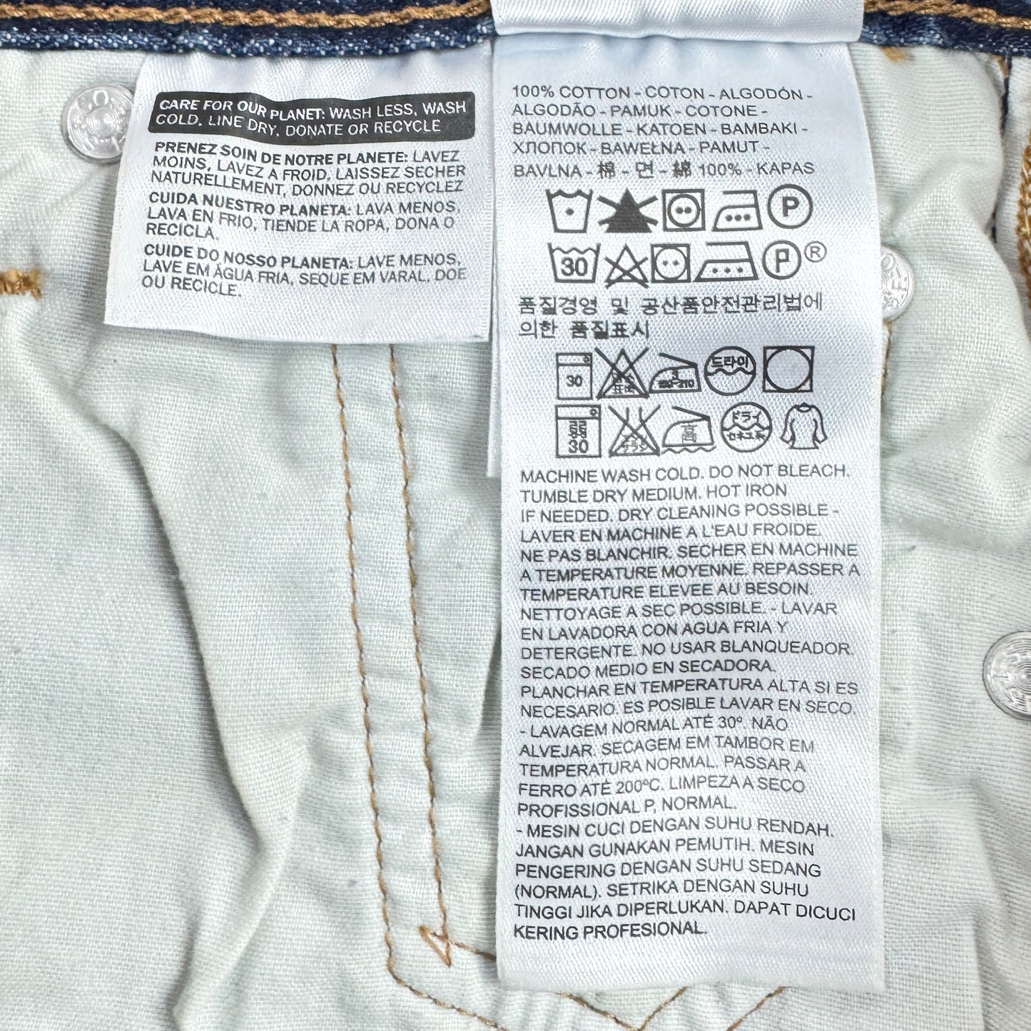 Blugi Scurți Levi's 501 Femei - W25