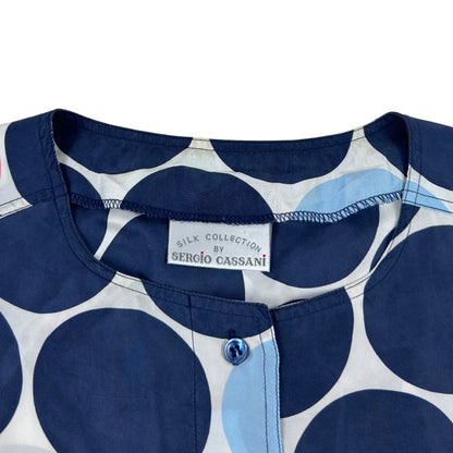 Cămașă Sergio Cassani Vintage 100% Mătase - L/XL