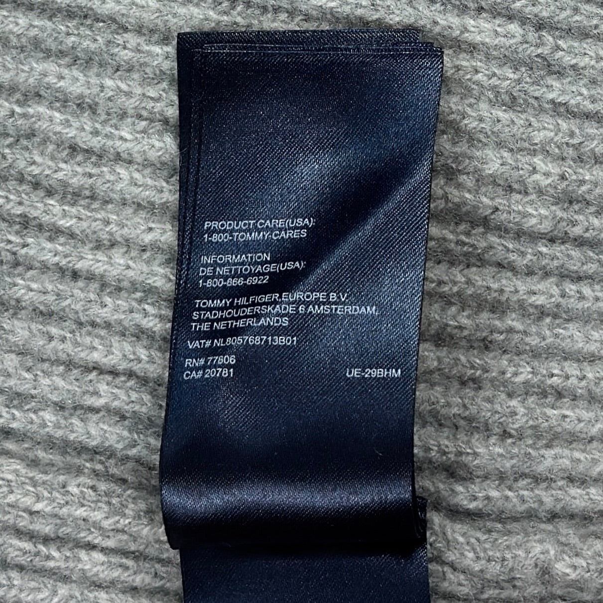 Cardigan Tommy Hilfiger 95% Lână 5% Caşmir - L/XL